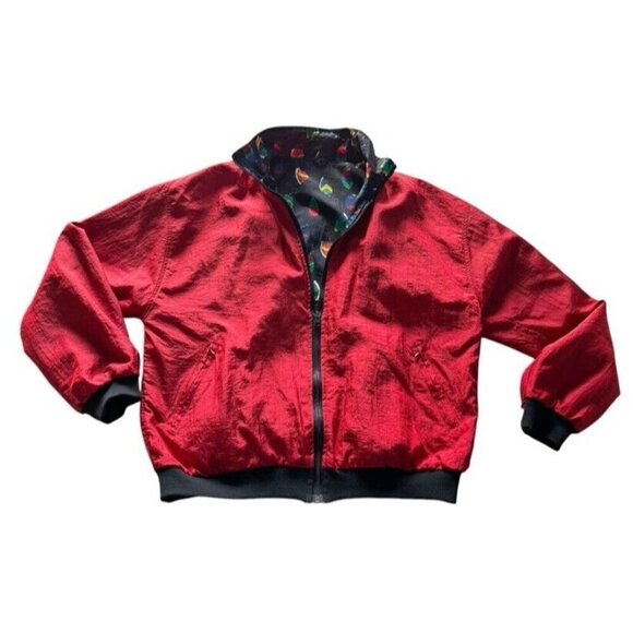 Vintage Duffel Sportswear Mens Sz L Blue Red Sailboats 3-In-1 Windbreaker Jacket - Picture 14 of 14